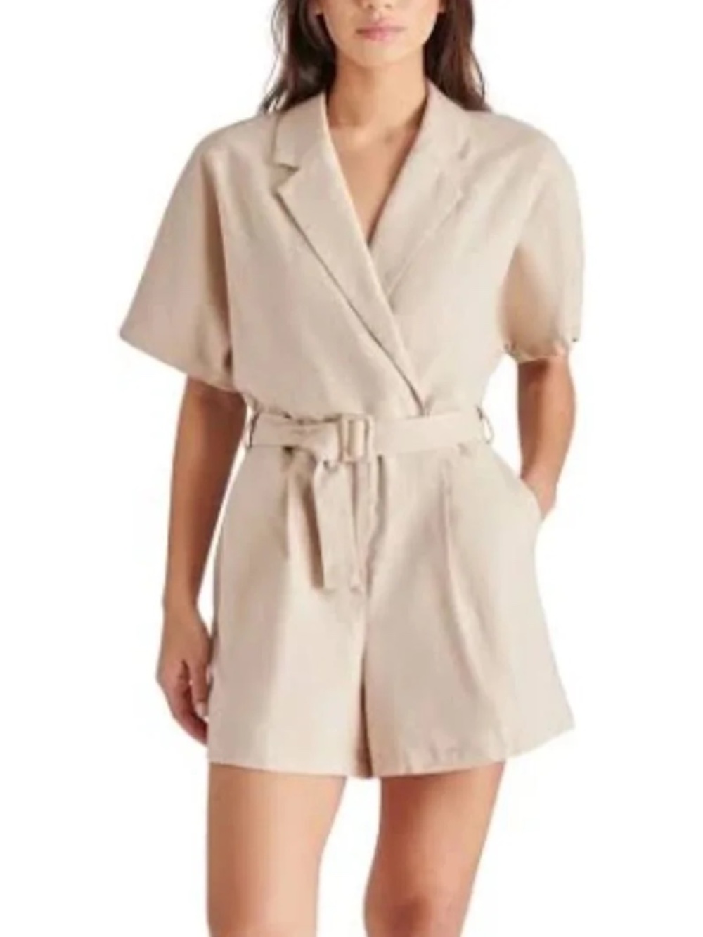 STEVE MADDEN HONOR ROMPER IN NATURAL - size XS - NWT
